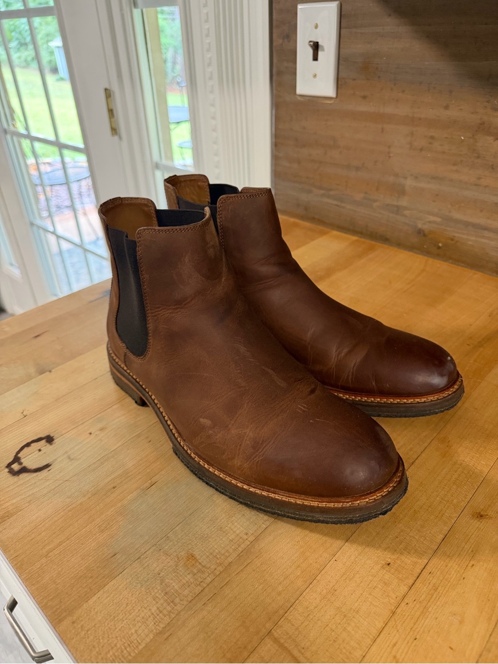 Men's Johnston & Murphy Brown Leather Chelsea Boots - Classic Slip-On Style